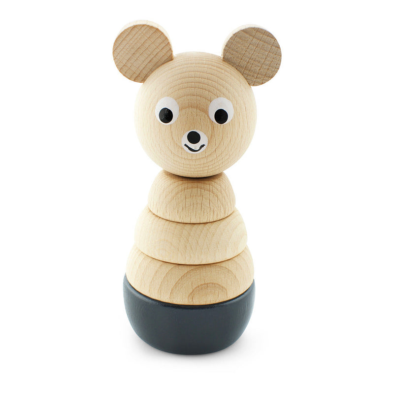 Wooden Nesting Toy Bear - Happy Go Ducky Toys