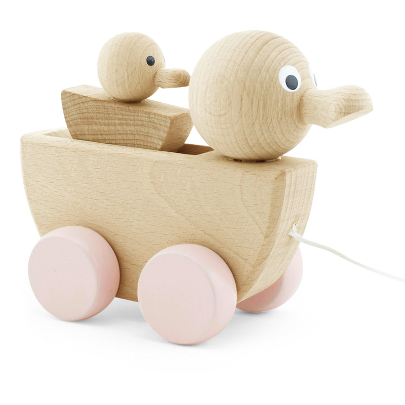Wooden Pull Along Toy Duck | Happy Go Ducky
