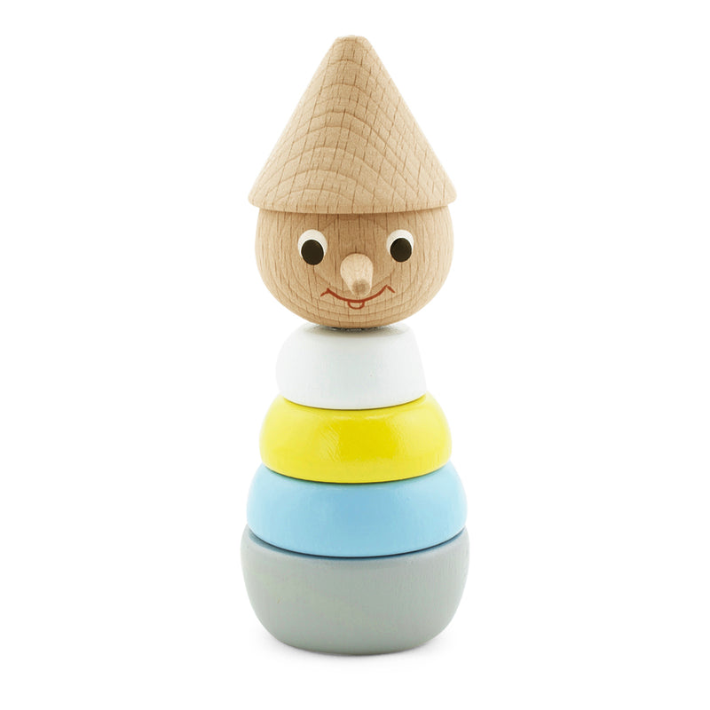 wooden stacking puzzle Pinocchio