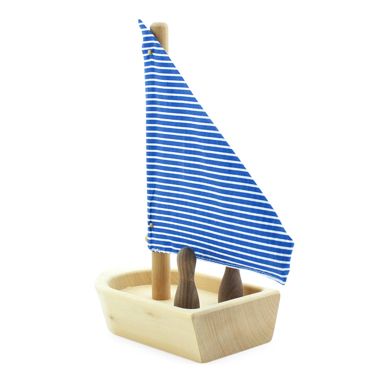 Wooden Boat Toy With Passengers