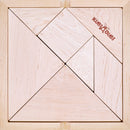 Wooden Brain Teaser - Tangram