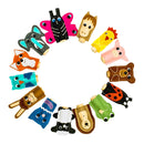 Felt Finger Puppet Animals - Assorted