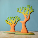 Wooden Dinosaur Trees - Set of 2