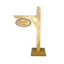 Wooden Organic Farm Play Sign