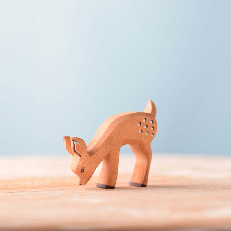 Wooden Fawn - Eating