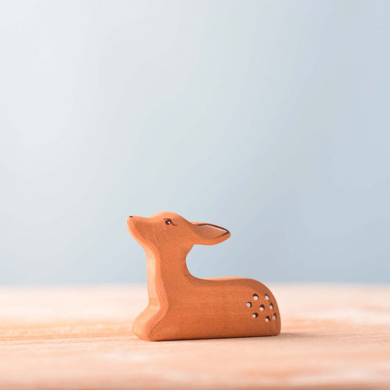 Wooden Fawn - Resting