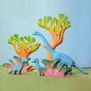 Wooden Dinosaur Trees - Set of 2