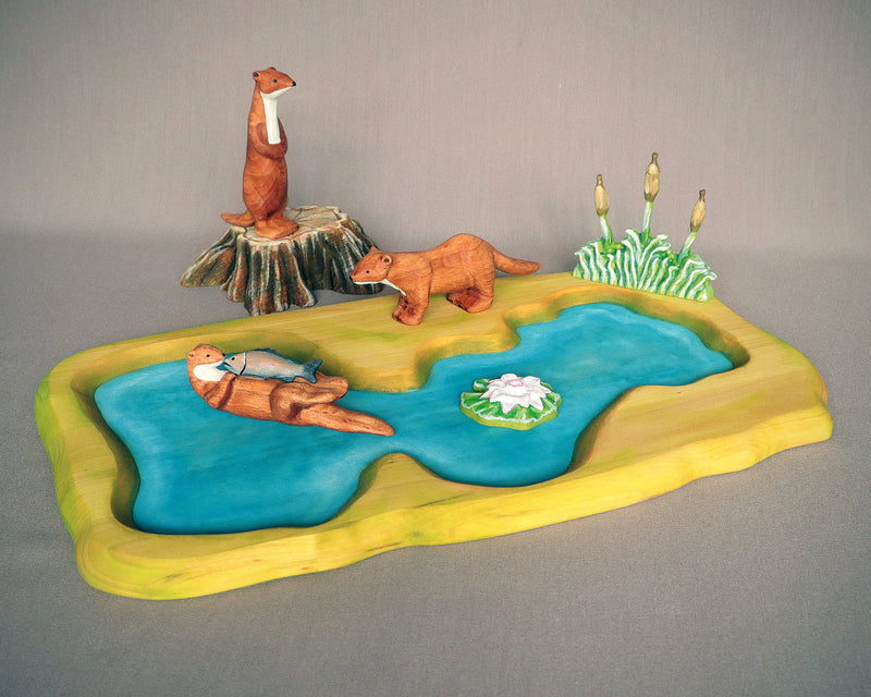 Large Wooden Play Base - Pond