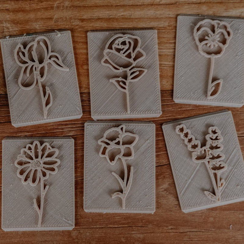 Eco Flower Stamp Set (Without Handle)