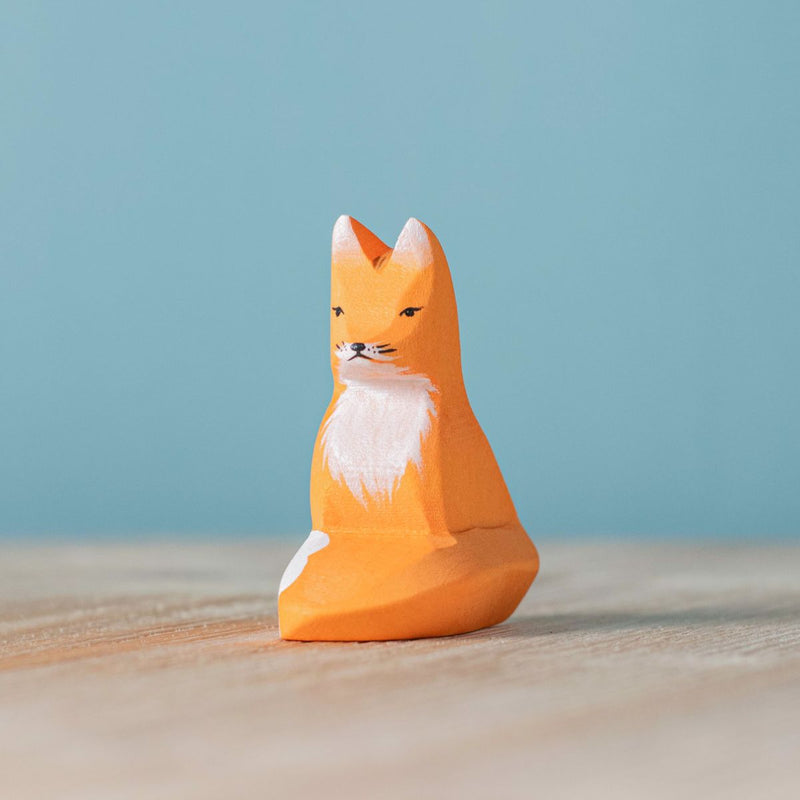 Wooden Fox - Sitting