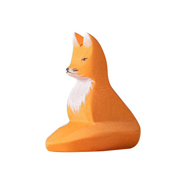 Wooden Fox - Sitting