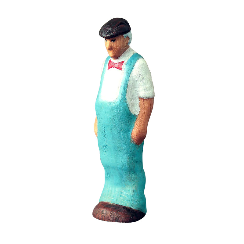 Wooden Grandpa Figure