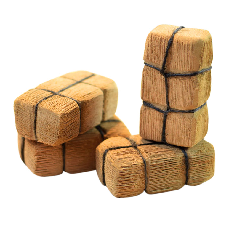 Wooden Hay Stacks - Set of 4