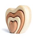 Wooden Stacking Hearts