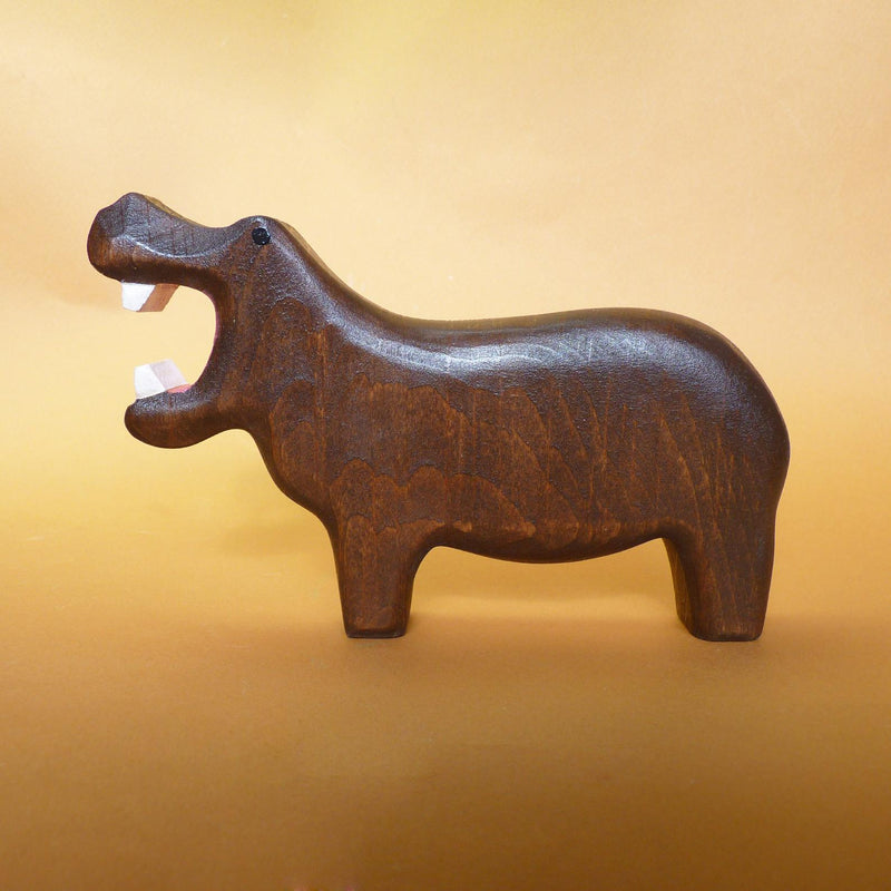 Wooden Hippopotamus