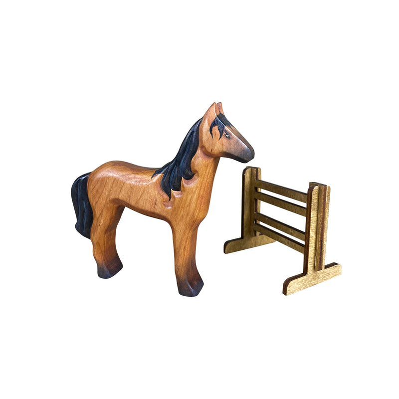 Wooden Horse Standing