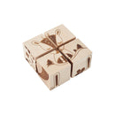 Wooden Cube Puzzle - Animals