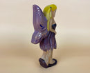 Wooden Fairy Flying - Purple