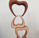 Wooden Stacking Hearts