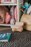 classic pull along toy train