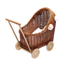Wicker Dolls Pram Natural Colour 