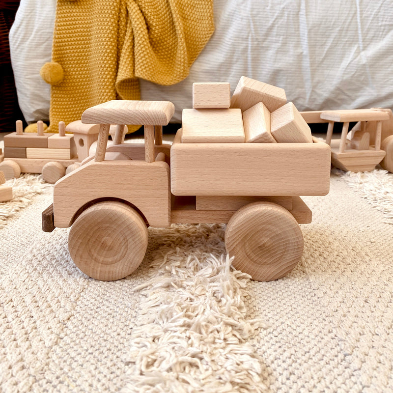 Wooden Truck With Blocks - Darby