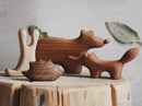 Wooden Fox Figure - Chester