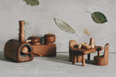 Wooden Doll House Furniture Set