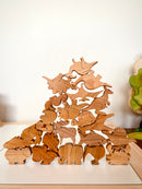 Wooden Stacking Animals