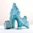 Large Wooden Icy Cliffs