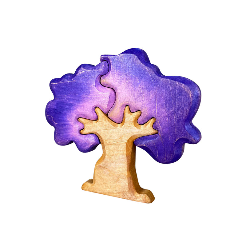 Wooden Oak Tree - Purple