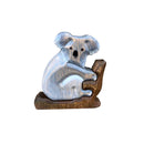 Wooden Toy Koala Sitting In A Branch