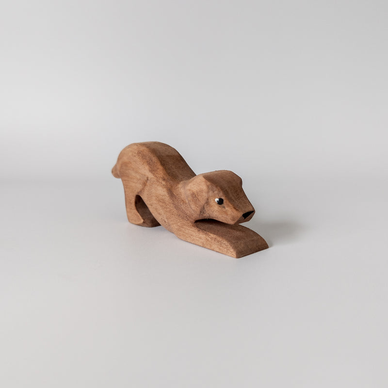 Wooden Puppy Playing