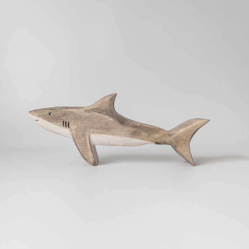 Wooden Great White Shark