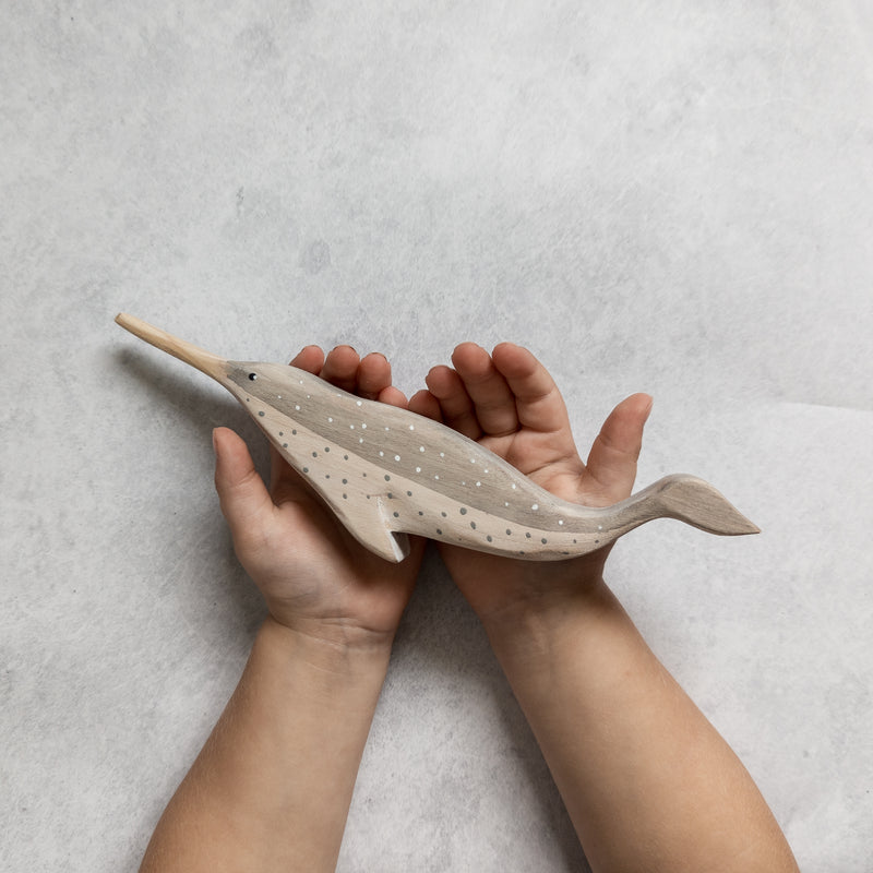 Wooden Narwhal