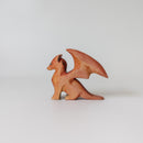 Small Wooden Dragon - Red