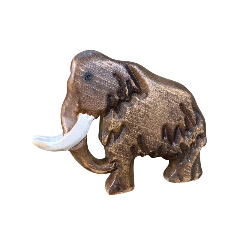 Wooden Woolly Mammoth
