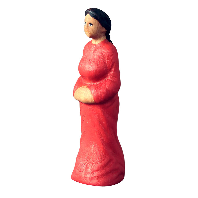 Wooden Mum Figure