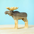 Wooden Moose - Bull