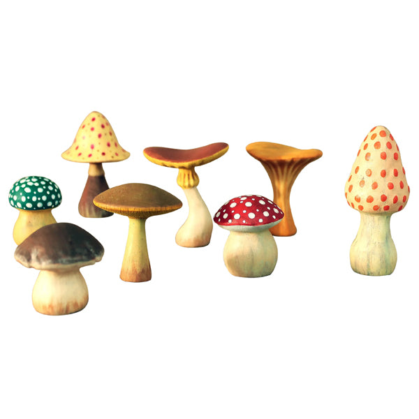 Wooden Toadstool - Green