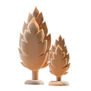 Small Wooden Thuja Tree - Natural