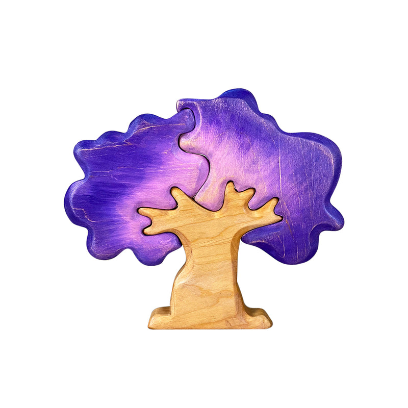 Wooden Oak Tree - Purple