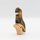 Wooden Yellow-Tailed Black Cockatoo