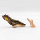 Wooden Yellow-Tailed Black Cockatoo