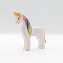 Wooden Unicorn - Rainbow