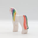 Wooden Unicorn - Rainbow