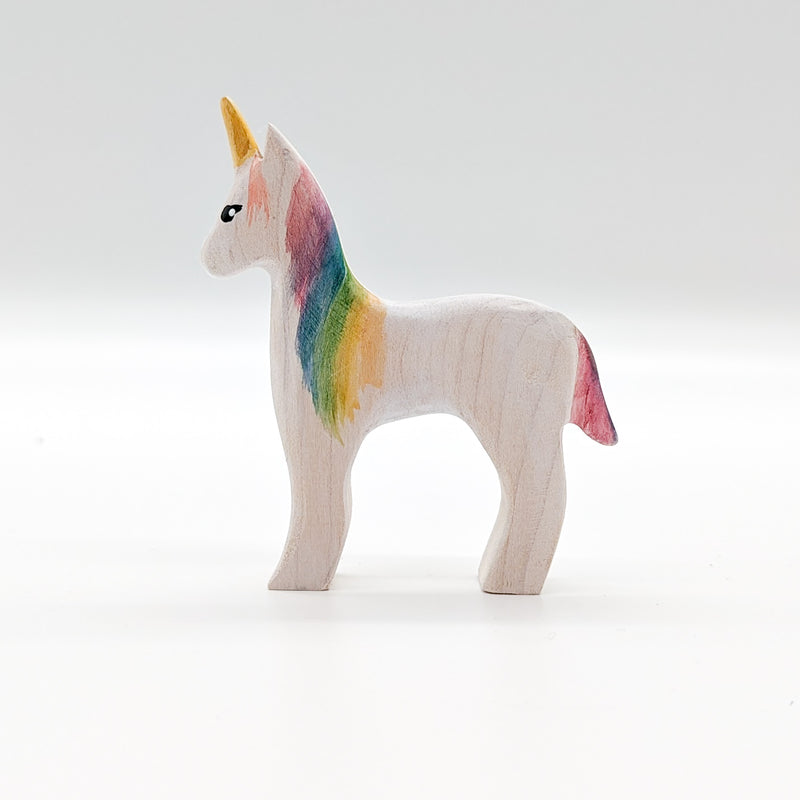 Wooden Rainbow Unicorn - Foal