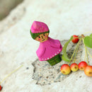 Wooden Gnome - Rose Girl