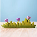 Large Wooden Wildflowers - Purple