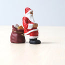 Wooden Santa Claus Set with Sleigh, Reindeer & Bag (Pre-Order)
